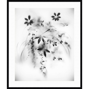 35" x 41" Natural Floral Veil by Teis Albers Wood Framed Wall Art Print - Amanti Art: Giclee, Botanical, Hardwood - 1 of 4