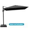 Crestlive Products 9x11FT Cantilever Umbrella UV30+ Outdoor 360 Degree Rotation Offset Umbrella 6 Heights Adjustable Cantilever Patio Umbrella - 2 of 4