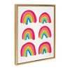 18" x 24" Sylvie Raindow Collection Framed Canvas Wall Art by Cat Coquillette Gold - Kate and Laurel - 2 of 4