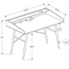 Monarch Specialties Computer Desk Home Office Laptop Storage Shelves 48InchL Work Metal Laminate Black Contemporary Modern - 4 of 4