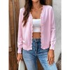 BLUEMING Womens Cardigan Sweaters Long Sleeve V Neck Button Down Cardigan Casual Lightweight Knit Sweaters - 3 of 4