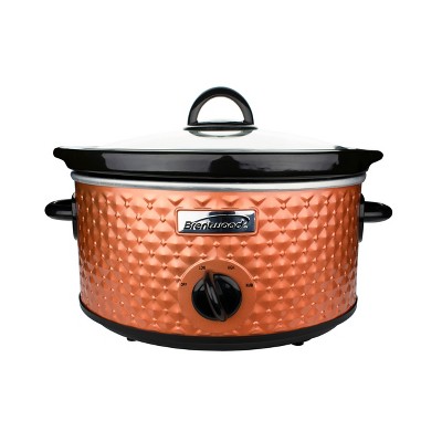 Brentwood Select 7 Quart Slow Cooker In Red : Target