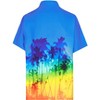 HAPPY BAY Men's Hawaiian Short Sleeve Button Down Shirt Mens Party Shirts Casual Holiday Summer Tropical Island Shirts for Men Funny - 4 of 4