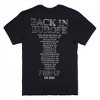 Mens AC/DC Back in Black Tour Front and Back Print T-Shirt - 3 of 4