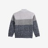 X RAY Boy's Full Zip Mock Neck Sweater With Fleece Lining - 2 of 3