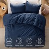 Bedsure Comforter Set – Cotton Fabric with Microfiber Fill, All-Season Bedding - 4 of 4