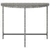 vidaXL Patio Table Gray 39.4"x19.7"x29.5" Poly Rattan - 4 of 4