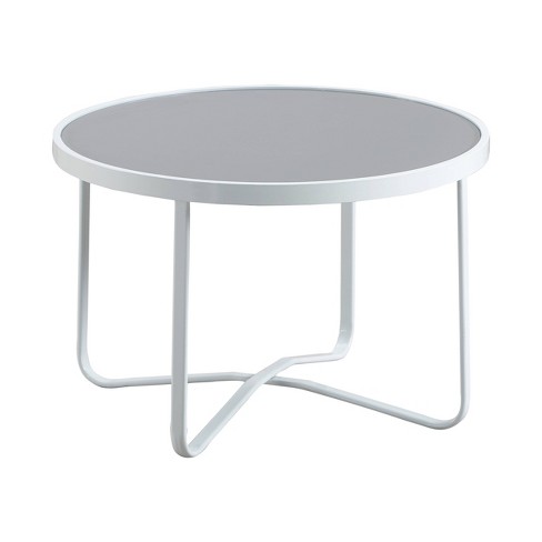 Mirabelle Outdoor Coffee Table White Adore Decor Target