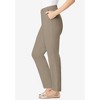 Woman Within Plus Size Petite Adjustable Waist Straight-Leg Chino - 4 of 4