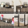 Boersma Queen Size Fluted Headboard Only with Outlets, Wall Mount Wood Headboard with Storage, Height Adjustable, Storage Rack, Sturdy and Stable - 4 of 4