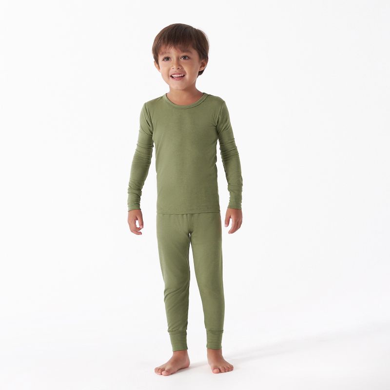 Gerber Infant & Toddler Neutral Buttery Soft Snug Fit Pajama Set, 2-Piece, 2 of 10