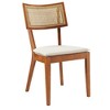 Modway Caledonia Fabric Upholstered Wood Dining Chair Set of 2 - 2 of 4