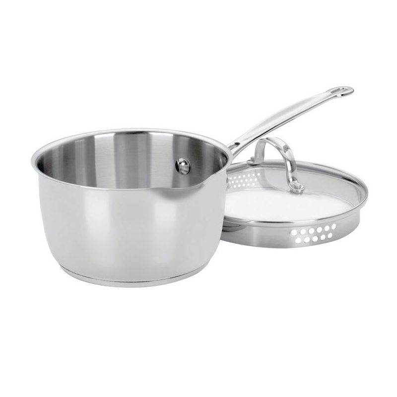 Cuisinart Chef's Classic Stainless Steel Saucepan 2 qt Silver, 1 of 2