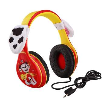 eKids Paw Patrol Marshall Wired Headphones, Over Ear Headphones for School, Home, or Travel  - Red (PW-140MA.EXv7)