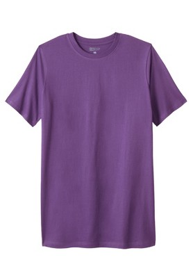 KingSize Lightweight Longer-Length Crewneck T-Shirt