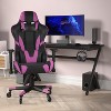 Flash Furniture X20 Gaming Chair Racing Office Computer PC Adjustable Chair with Reclining Back and Transparent Roller Wheels - 2 of 4