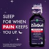 Vicks ZzzQuil Nighttime Pain Relief Sleep Aid Liquid, 12 fl oz, Max Strength Pain Reliever, Non-Habit Forming - 4 of 4