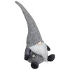 Northlight Sitting Gnome with Knitted Hat Christmas Figure - 14" - Gray - 4 of 4