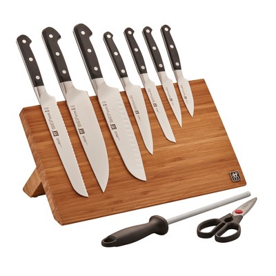 ZWILLING Pro 10-pc Knife Set With Bamboo Magnetic Easel