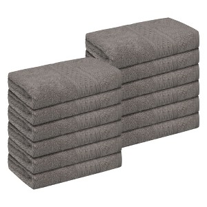 Unique Bargains Cotton Highly Absorbent and Comfort Essential Face Washcloth 13" x 13" - 1 of 4