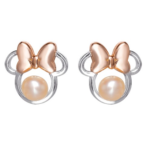 Minnie mouse earrings hot sale rose gold