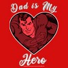 Girl's Superman Valentine's Day Dad is My Hero T-Shirt - 2 of 4