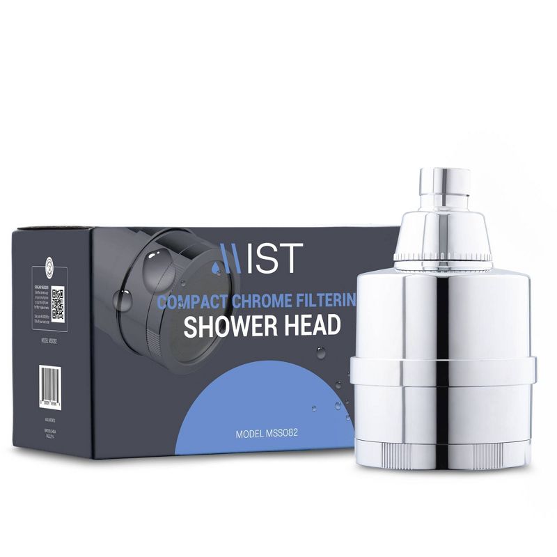 Water Softening 15 Stage Filtration Compact Shower Head with Replaceable Filter - Mist, 4 of 7