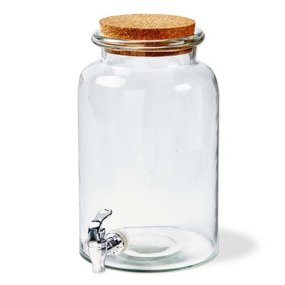 tag Hudson 192oz Clear Drink Dispenser Beverage Server Hand Wash 11.5in H x 6.5in L x 6.5in W Perfect for Parties