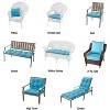 The Lakeside Collection Printed Outdoor Cushion Collection - Mosaic Wicker Settee - 3 of 3