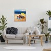 Stupell Industries Bird Sunbathing Reading Beach Framed Giclee Art - 3 of 4