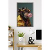 Trends International Ray Heere - Chimpanzee Blowing Bubble Framed Wall Poster Prints - 2 of 4