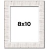 PosterPalooza | Photo Size Sculpted White Picture Frame - UV Acrylic, Foam Board Backing, Hanging Hardware - 2 of 4