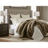 Harbor House Wild Animal Faux Fur Oversized Throw Blanket, Ultra Plush Velvet Back Reversible Smooth and Warm Blanket - 2 of 4