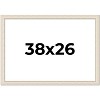 PosterPalooza | Weathered White Picture Frame - UV Acrylic, Backing Board, Hanging Hardware Included - 2 of 4
