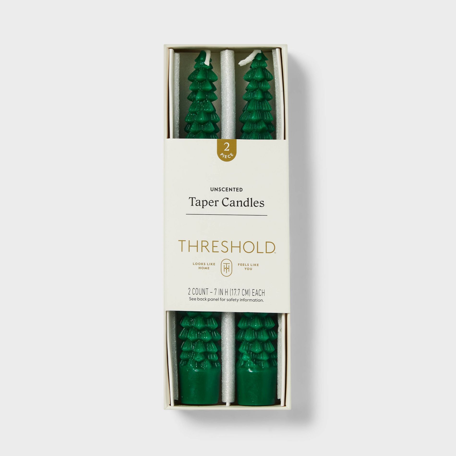 2pk Tree Taper Candle Set - Threshold™