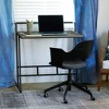 Household Essentials Jamestown Small Office Desk Ashwood - 2 of 4