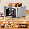 WHALL Stainless Steel Touchscreen Toaster 4 Slice, 6 Shade Settings, Bagel, Cancel, Defrost Functions - 4 of 4