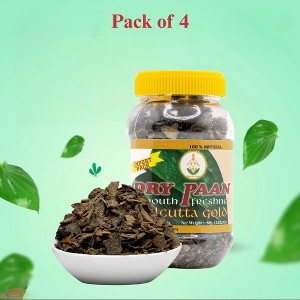 Shastha Traditional  Dry Paan Calcutta Gold (Mouth Freshner) (Pack of 4) Each Jar has 80g - 1 of 3
