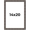 PosterPalooza | Deco Black Picture Frame - UV Acrylic, Foam Board Backing, Hanging Hardware - 2 of 4