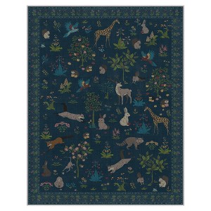 Abynow Medallion Distressed Persian Indoor Area Rug - 1 of 4