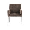 Meridian Furniture,Reeves Chenille Fabric Dining Chair, Set of 2 - 3 of 4