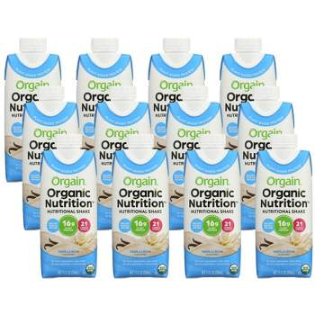 Orgain Organic Vanilla Bean Nutritional Shake - Case of 12/11 oz
