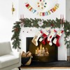 6ft Battery Operated Garland Christmas Decorations ，Battery Operated Festive Greenery for Fireplace, - 3 of 4