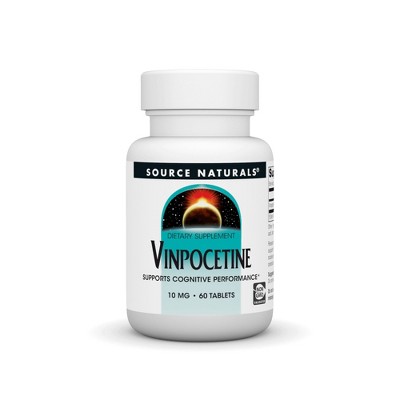 Vinpocetine 10 mg by Source Naturals, Inc.  -  60 Tablet