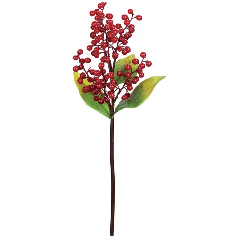 Sullivans Artificial Cranberry Pick 13h Red Berries : Target