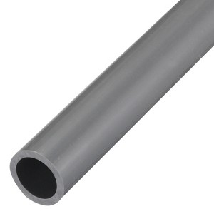 Unique Bargains High Impact Water Plumb Cable Sleeve PVC Rigid Round Pipes 20" Length - 1 of 4