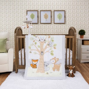 Sammy & Lou Friendly Forest Baby Nursery Crib Bedding Set - 4pc - 1 of 4