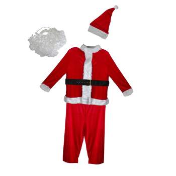 Northlight White and Red Santa Claus Men's Christmas Costume Set - Plus Size