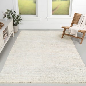JONATHAN Y Griffin Rustic Farmhouse Woven Jute Solid Indoor Area Rug - 1 of 4