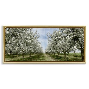 Stupell Industries Blooming White Tree Orchard, 31" x 14" - 1 of 4